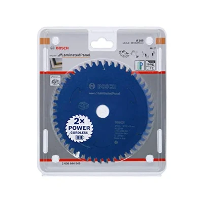 Image of Bosch Professional Circular Saw Blade Expert (for Laminated Panel, 165 x 20 1.8 mm, 48 teeth; Accessories: Cordless Saw)