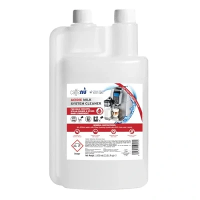 Image of Milk Frother Cleaner. 1000ml Acidic System Cleaner For Coffee Cleaning. Espresso Machine and Barista Accessories. Up to 32 Cleans.