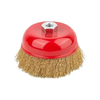 Image of kippen 1105CX Cup Brush Diameter 120 mm for Angle Grinder with Threaded Hole M14
