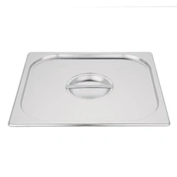 Image of Vogue Stainless Steel 2/3 Gastronorm Lid