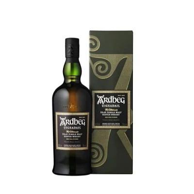 Image of Ardbeg Uigeadail, Islay Single Malt Scotch Whisky, Peaty &amp; Smokey, Gift Box,70cl