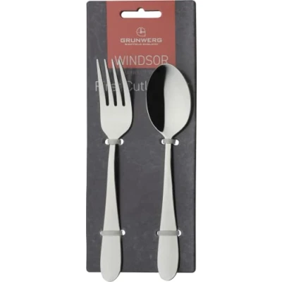 Image of Grunwerg Windsor 2 Piece Childs Cutlery Set