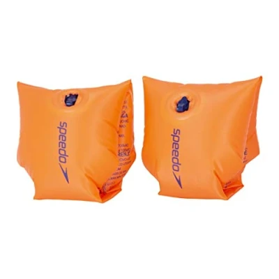Image of Speedo Unisex Inflatable SwiMing Armbands Learn to Swim Float Kids SwiMing, Orange, 6 126 12