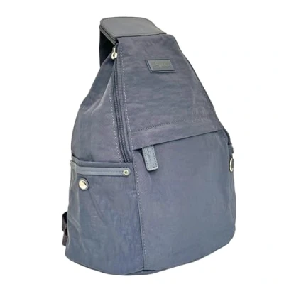 Image of Spirit Nylon Waterproof Backpack Lightweight Rucksack with Multiple Pockets and Adjustable Straps Travel Holiday Backpack, Blue Jean.