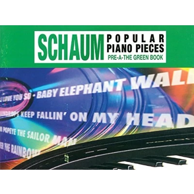 Image of Schaum Popular Piano Pieces, Pre A: The Green Book