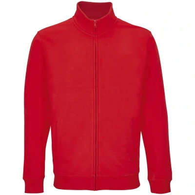 Image of SOLS Unisex Adult Cooper Full Zip Sweat Jacket (Bright Red) Size Large