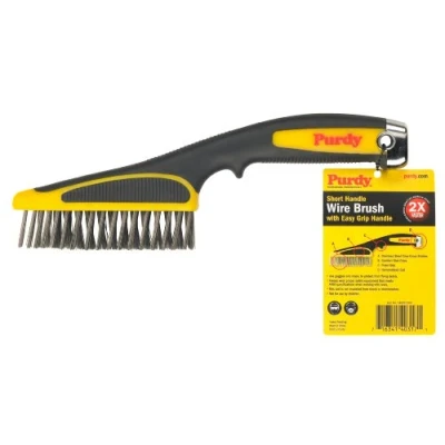 Image of PURDY 140910100 Short Handle Wire Brush 11 inch