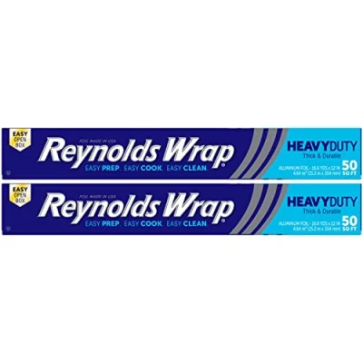 Image of Reynolds Wrap Aluminum Foil, Heavy Duty, 50 sq ft, (2 Pack)