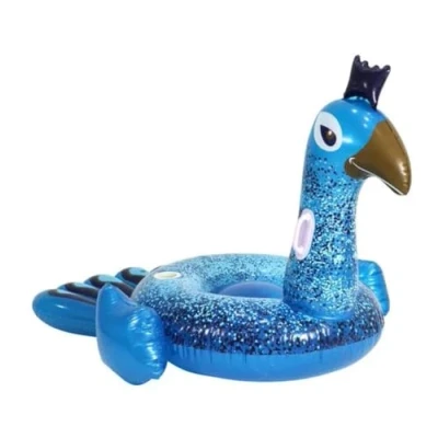 Image of Bestway Inflatable Ride On Pretty Peacock Pool Float Lilo