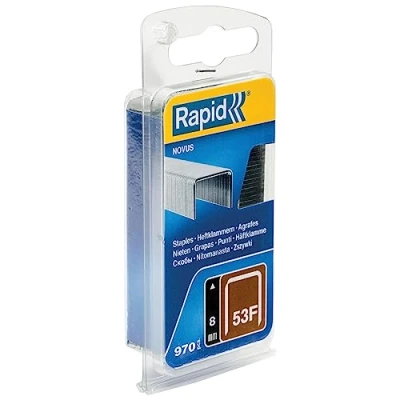 Image of Rapid High Performance No.53F Staples, Leg Length: 8 mm, 5000556 970 Pieces