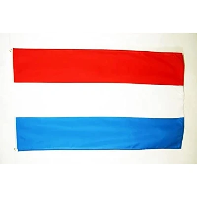 Image of AZ Flag Luxembourg 3x5 Ft Light Polyester Luxembourger Banner with Two Brass Eyelets Fade Resistant Vivid Colors 3&#039; x 5&#039; Feet 150x90 Cm