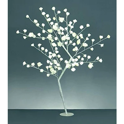 Image of Christmas Concepts® 90cm Pink LED Rose Flower Tree Garden Lighting Indoor/Outdoor Use