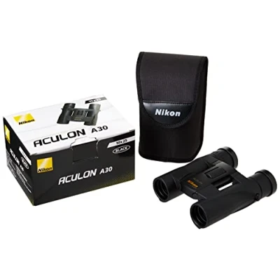 Image of Nikon Aculon A30 10X25 Binoculars,Black