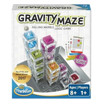 Image of Thinkfun Gravity Maze Falling Marble Brain Game And Stem Toy for Kids Age 8 Years Up