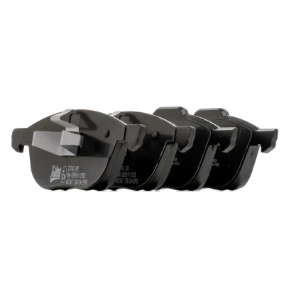 Image of 1360305, 1566093, 1753844, 1797211, 1809256 Brake pad set VALEO 601367 Front Axle excl. wear warning contact with anti squeak plate