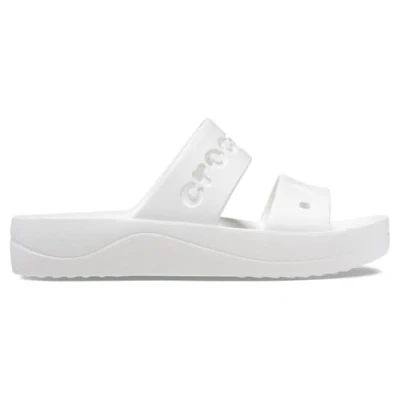 Image of Crocs Women&#039;s Baya Platform Sandal, White, 7 UK