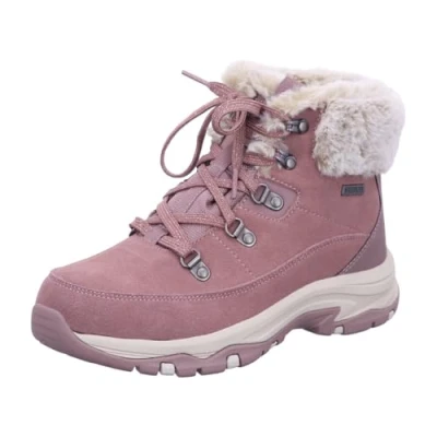 Image of Skechers Women&#039;s Trego Ankle Boot, Purple, 8 UK