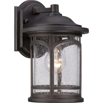 Image of Marblehead 1 Light Small Wall Lantern Palladian Bronze Finish, E27