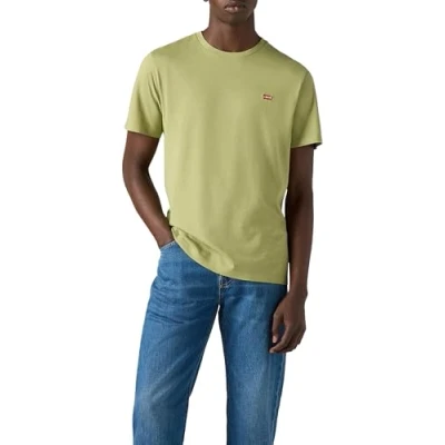 Image of Levi&#039;s Men&#039;s Ss Original Housemark Tee T Shirt, SAGE, XS