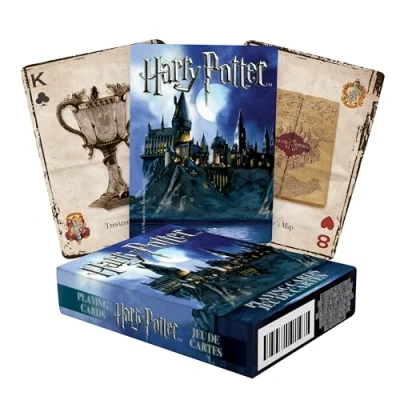 Image of AQUARIUS NMR52330 Harry Potter Card Game, Multicolor, Single