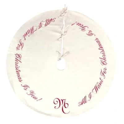 Image of Mariah Carey Official All I Want for Christmas is You Tree Skirt