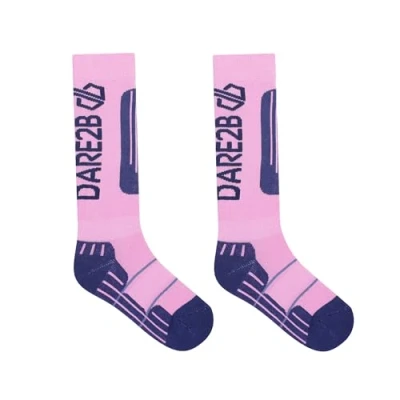 Image of Dare2B Kids Performance Ski Socks with Padded zones for warmth, perfect Skiing, Snowboarding &amp; Wintersports