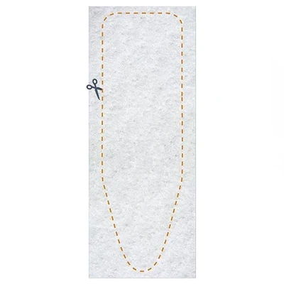 Image of LAUNDRYSpecialist Molton UNDERLAYER 140x55cm extra thick filling [700g/m²] Easy Cut to size ironing Board Felt Pad Suitable for steam irons all boards