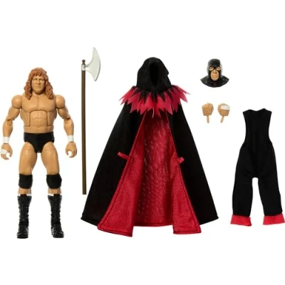 Image of Mattel WWE Elite Action Figure &amp; Accessories, 6 inch Collectible Terry Gordy as The Executioner with 25 Articulation Points Swappable Hands