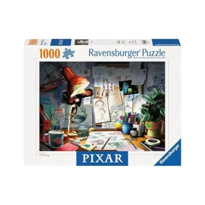 Image of Ravensburger Puzzle 2D 1000 elementów: Biurko arysty, Nowy design