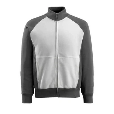 Image of Mascot Unique Amberg Sweatshirt with Zipperwhite/Dark Anthracite (XS)