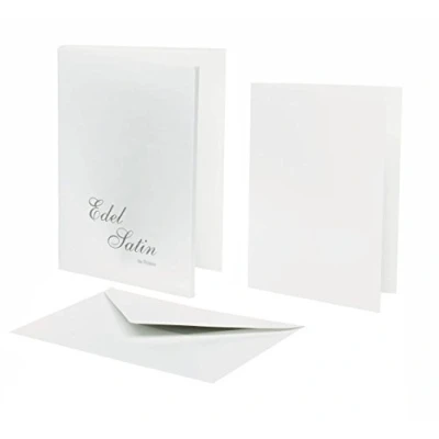 Image of Rössler 2234838001 A6/C6 Edel Satin Card Set White
