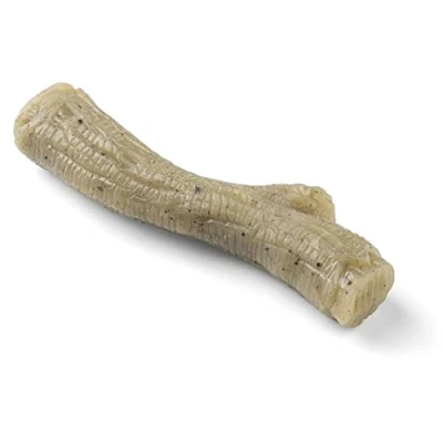 Image of Nylabone Maximum Strength Tough Extreme Puppy Gourmet Stick Dog Chew Toy, Adult Teeth, Infused with Extra Chicken Flavour Throughout, Medium, for puppies 0 16kg