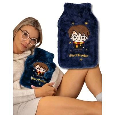 Image of Hot Water Bottle Cover Hand Warmer Period Back Pain Relief Bottles Perfect for A Gift Navy