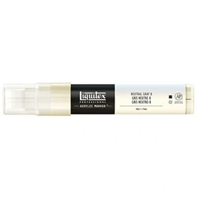Image of Liquitex Professional Paint Marker with 8 15 mm Wide Nib Neutral Gray