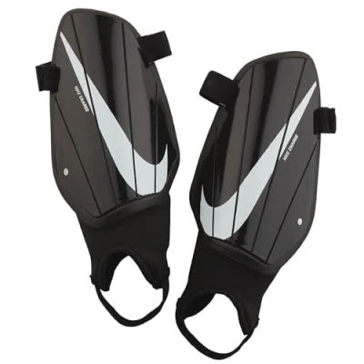 Image of NIKE Men&#039;s Nk Chrg Grd Shin Guards, black/Black/(white), M UK