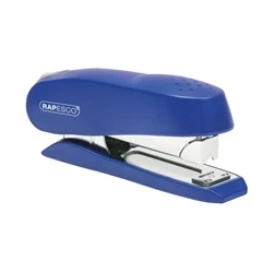 Image of Rapesco Luna Heavy Duty Blue Half Strip Stapler 0