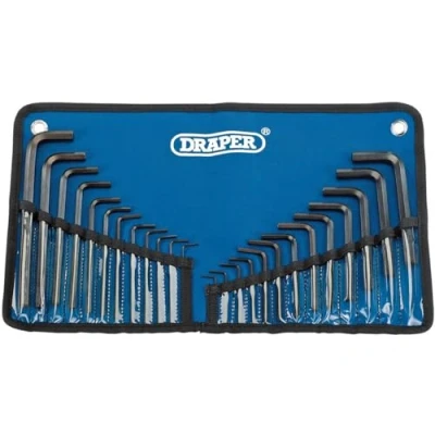 Image of Draper Metric/Imperial Combined Hexagon Key Set (25 Piece)