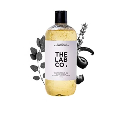 Image of The Lab Co. Signature Laundry Wash 500ml For machine and hand washing. Scented with lavender orange rind. Non Bio Toxic. up to 32 washes.