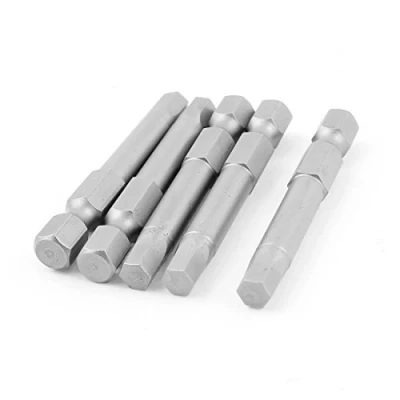 Image of Sourcingmap 1/4 Inch Hex Shank 5mm Hexagon Head Magnetic Screwdriver Bits 5pcs