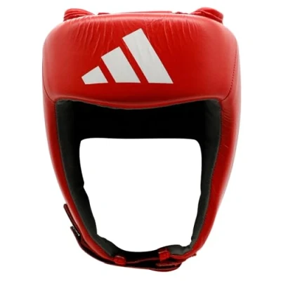 Image of adidas Unisex Adult IBA Boxing Head Guard Guard, Red, XL