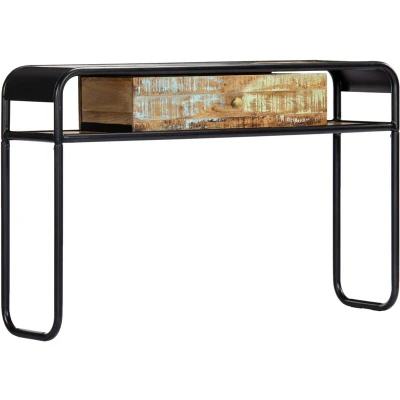 Image of vidaXL Console Table 118x30x75 cm Solid Reclaimed Wood