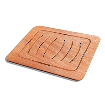 Image of Castelmerlino Shower Accessories, okumè marine plywood, Natural, 54 x 68