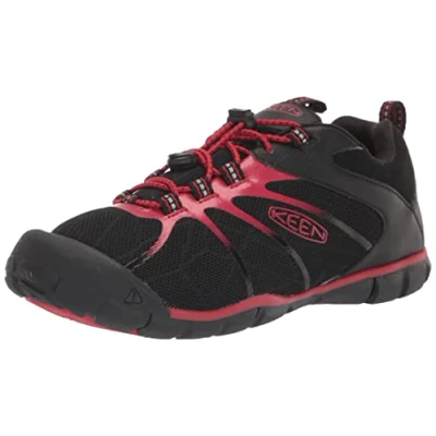 Image of KEEN Unisex Kids Chandler 2 Cnx Sneaker, Black Red Carpet, 10 UK Child