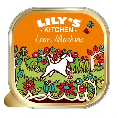 Image of Lily&#039;s Kitchen Lean Machine Turkey &amp; Squash Complete Natural Adult Dog Food Wet (10 x 150g Trays)