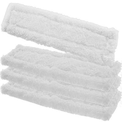 Image of SPARES2GO Spray Bottle Glass Cleaner Pads for Karcher WV5 Window Vac Vacuum (Pack of 4)