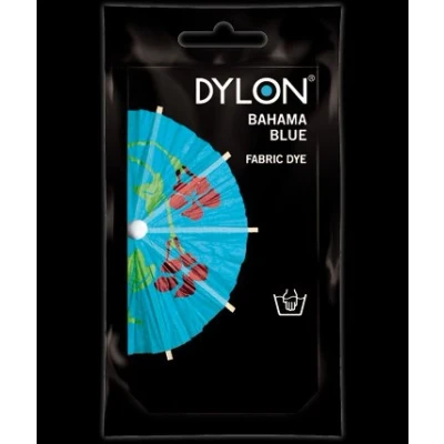 Image of Dylon Fabric Dye for hand use Pack of 4x50g Paradise Blue