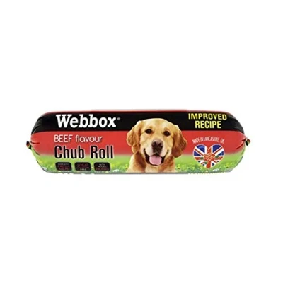 Image of Webbox Improved Recipe Prime Chub Roll Beef, Duck or Chicken Dog Food Treats 720g (Chub 6 Pack)