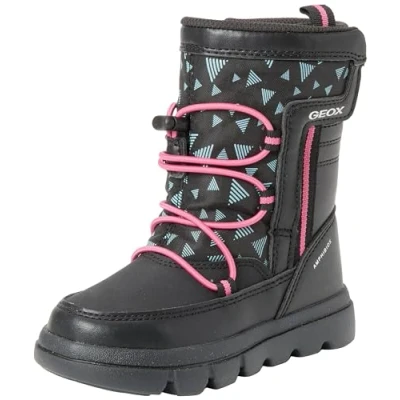 Image of Geox J Willaboom Girl B A Ankle boot, Black fuchsia, 1.5 UK