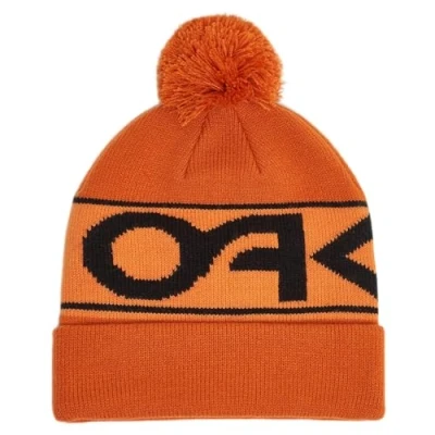 Image of Oakley Men&#039;s Factory Cuff Beanie Hat, Burnt Orange, One Size