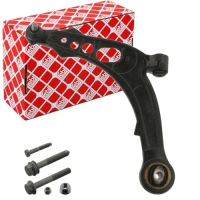Image of 46545660, 46545660S3, 46551732, 46551732S3, 51842192 Suspension Arm FEBI BILSTEIN 40670 with nuts Front Axle Left, Lower Control Cast Steel
